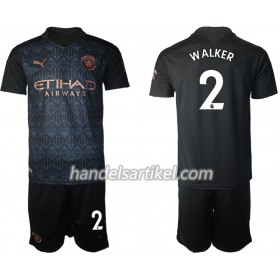 Manchester City Kyle Walker 2 Kinder Auswärts Trikotsatz 2020/21 Kurzarm (+ Kurze Hosen)
